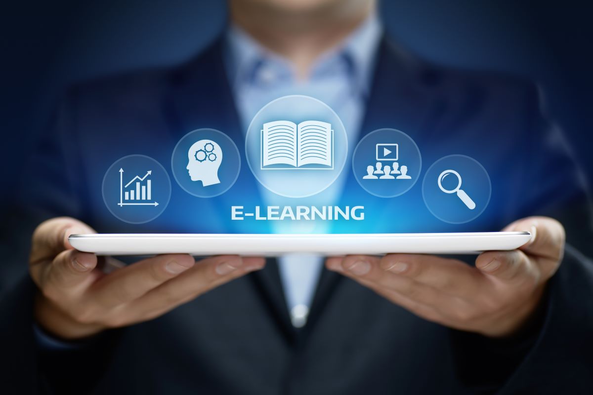 eLearning technology concept