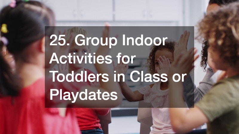 a group of toddlers playing